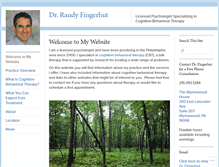 Tablet Screenshot of drrandyfingerhut.com